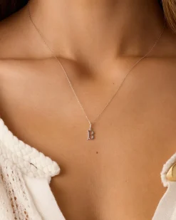 gorjana Diamond Vintage Alphabet Charm Necklace Best