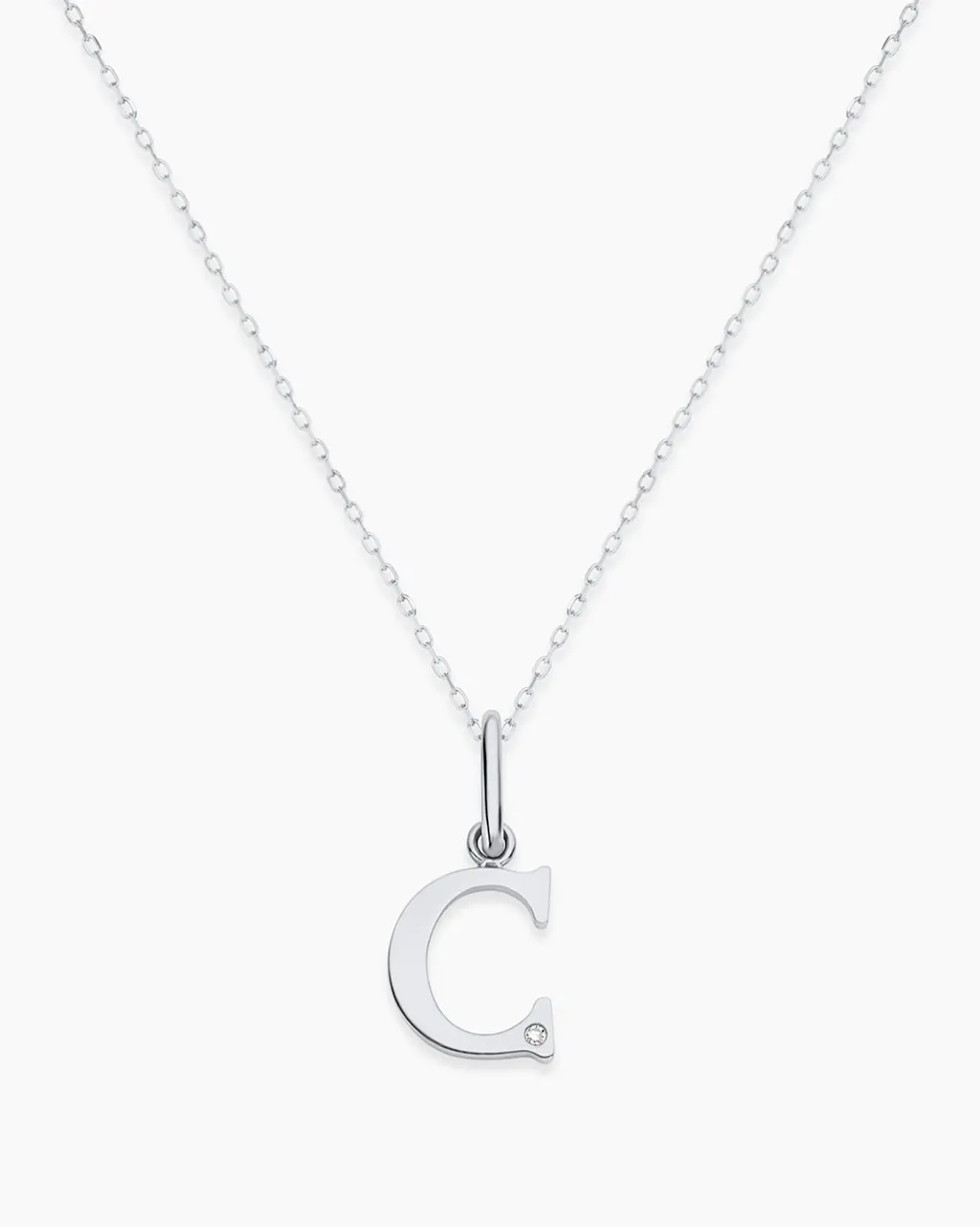 gorjana Diamond Vintage Alphabet Charm Necklace Best