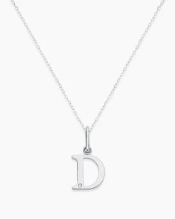 gorjana Diamond Vintage Alphabet Charm Necklace Best