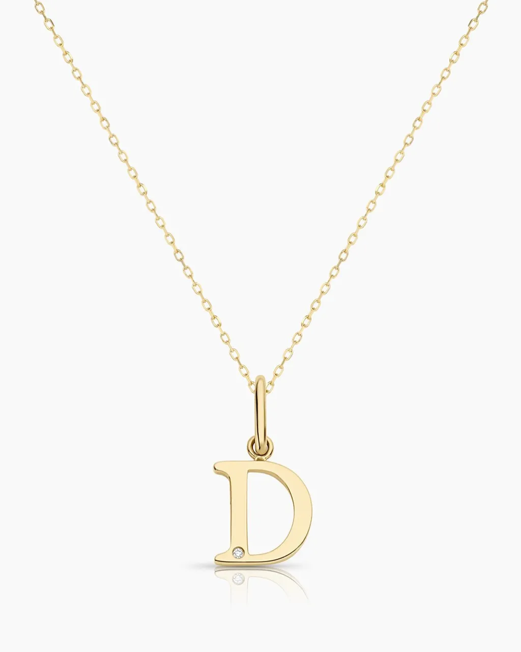 gorjana Diamond Vintage Alphabet Charm Necklace Best