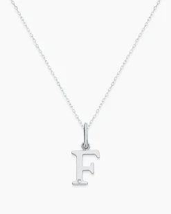 gorjana Diamond Vintage Alphabet Charm Necklace Best