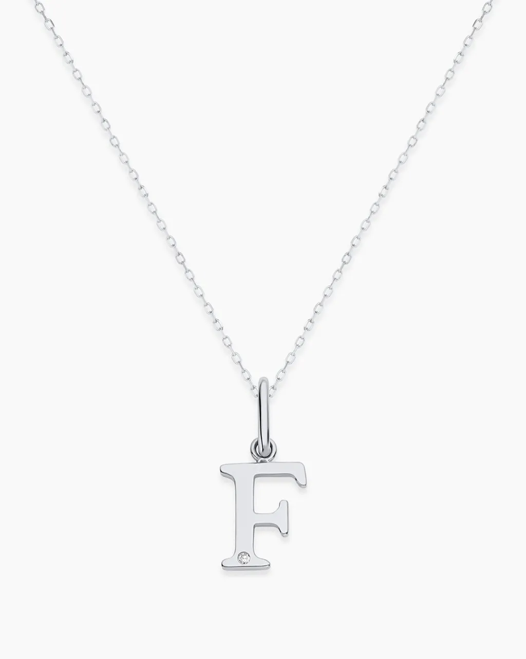 gorjana Diamond Vintage Alphabet Charm Necklace Best