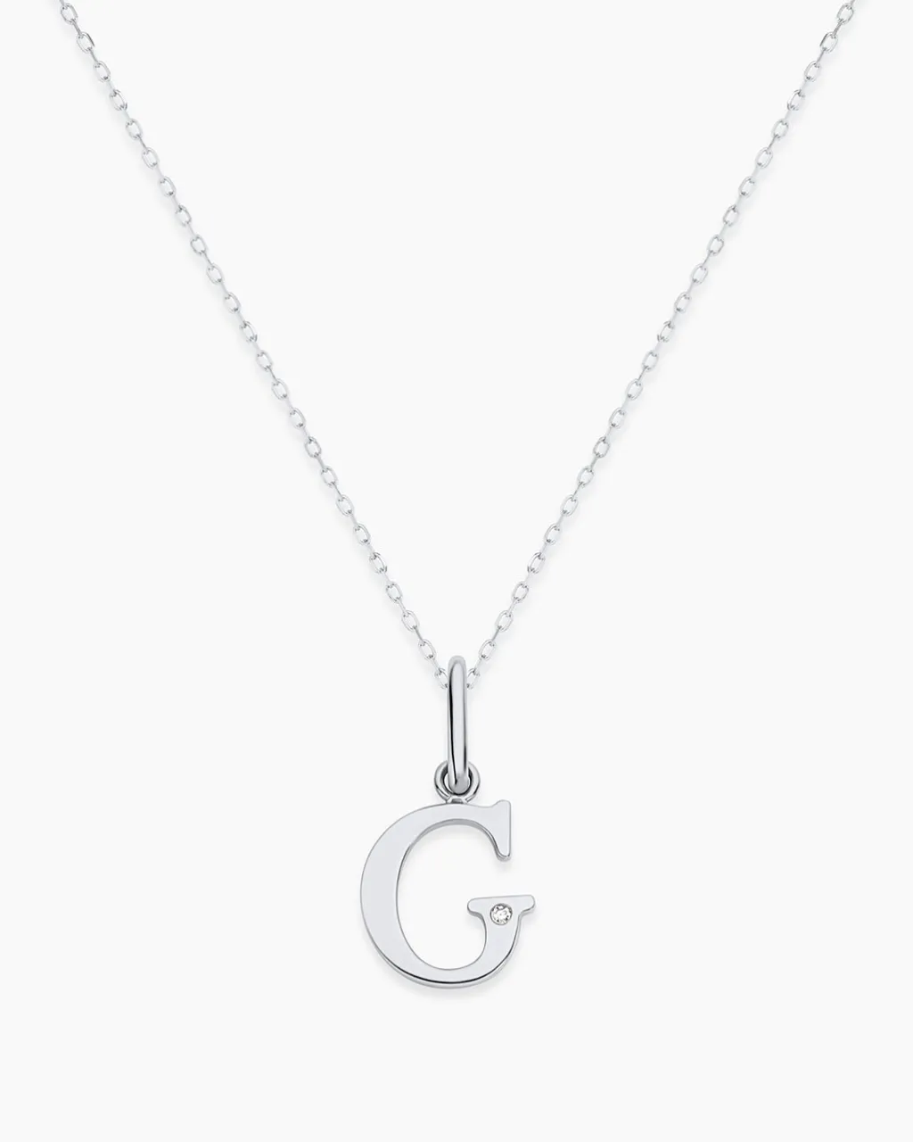 gorjana Diamond Vintage Alphabet Charm Necklace Best