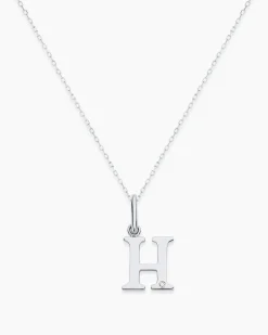 gorjana Diamond Vintage Alphabet Charm Necklace Best