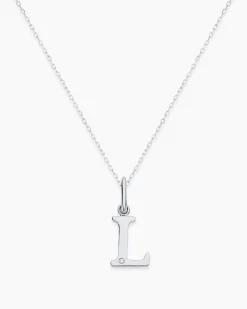 gorjana Diamond Vintage Alphabet Charm Necklace Best