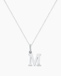 gorjana Diamond Vintage Alphabet Charm Necklace Best