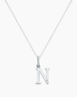 gorjana Diamond Vintage Alphabet Charm Necklace Best