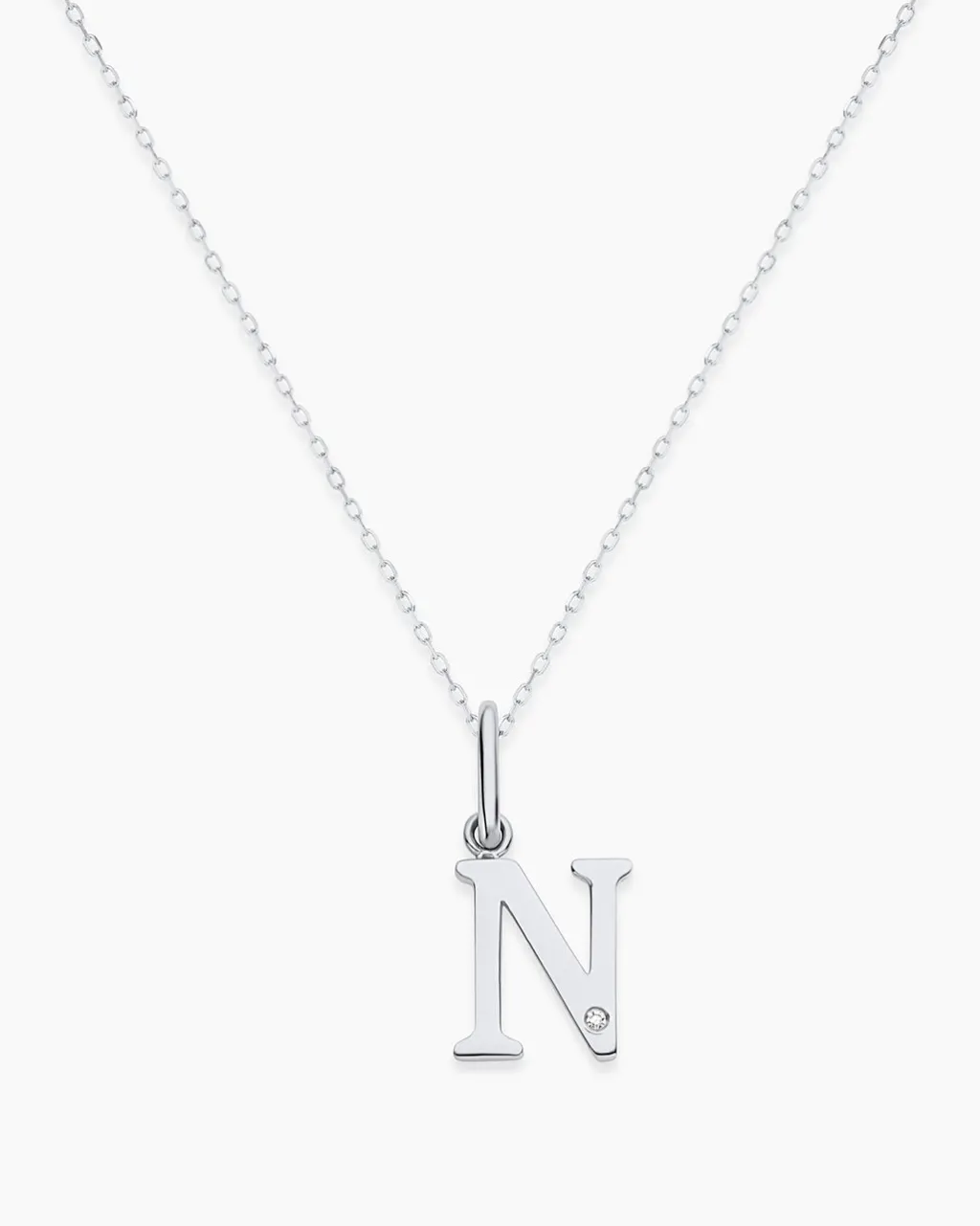 gorjana Diamond Vintage Alphabet Charm Necklace Best