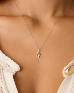 gorjana Diamond Vintage Alphabet Charm Necklace Best