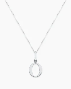 gorjana Diamond Vintage Alphabet Charm Necklace Best
