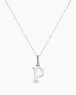 gorjana Diamond Vintage Alphabet Charm Necklace Best