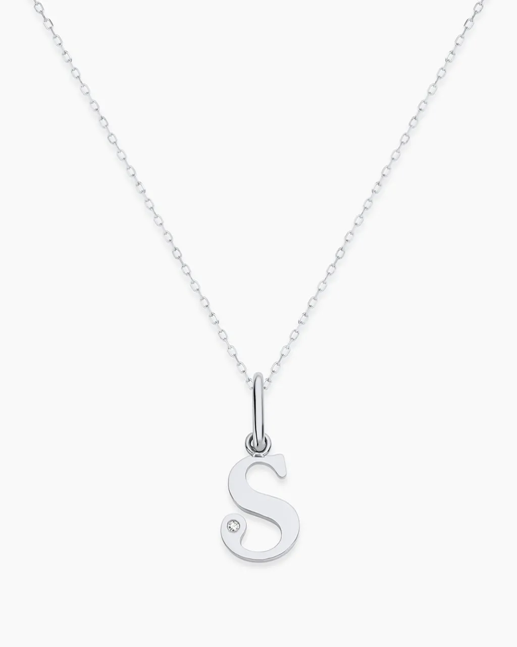 gorjana Diamond Vintage Alphabet Charm Necklace Best