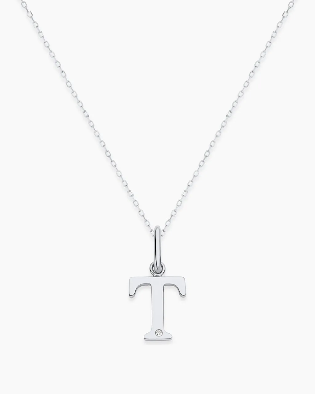gorjana Diamond Vintage Alphabet Charm Necklace Best