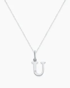gorjana Diamond Vintage Alphabet Charm Necklace Best