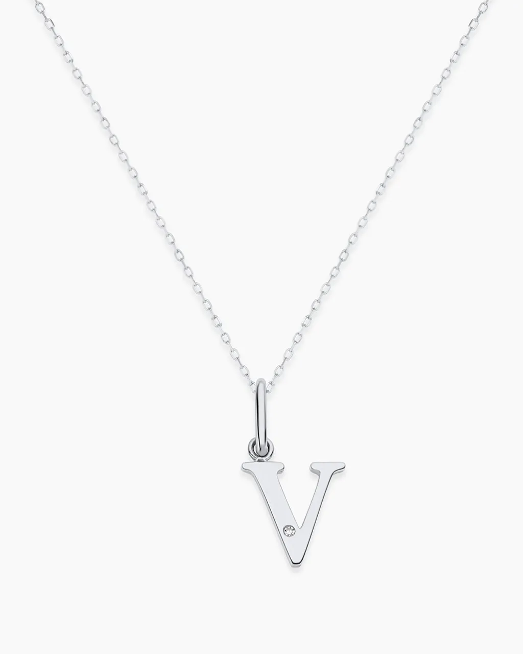 gorjana Diamond Vintage Alphabet Charm Necklace Best