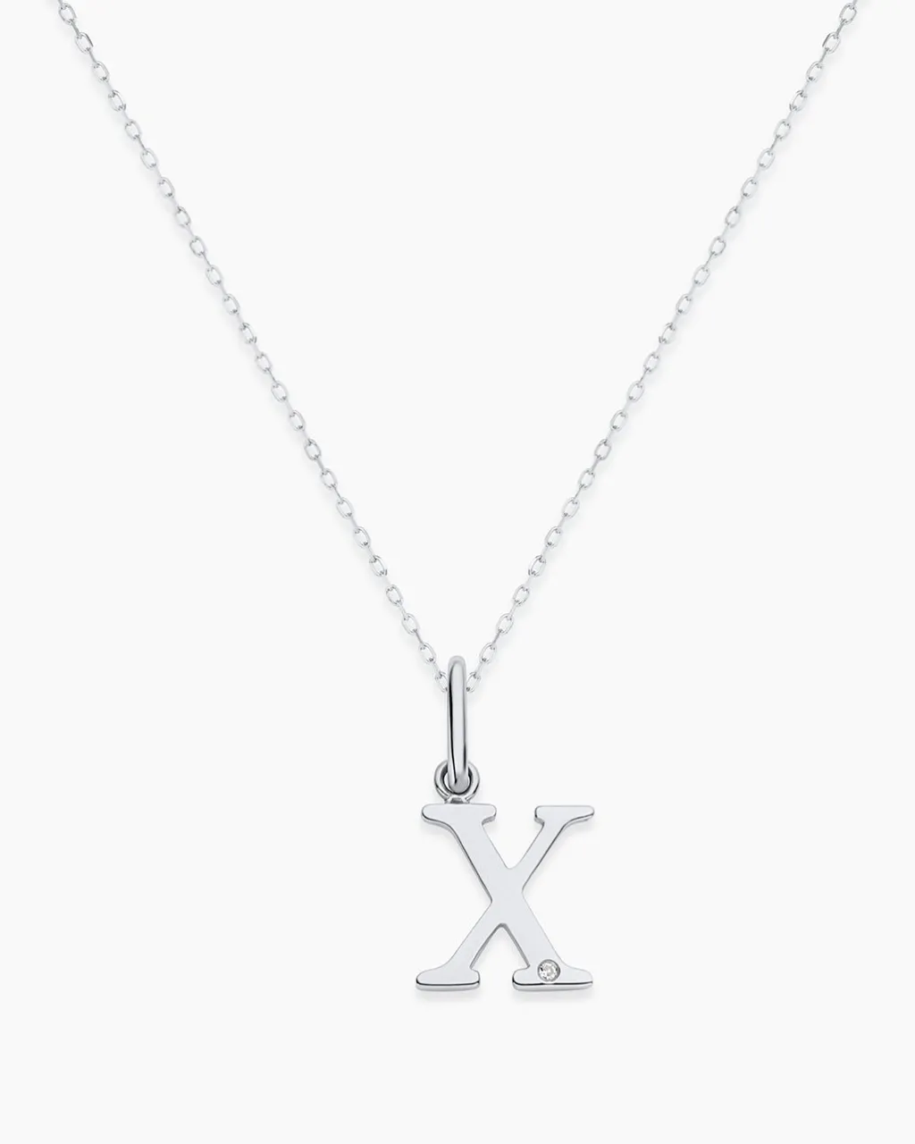 gorjana Diamond Vintage Alphabet Charm Necklace Best