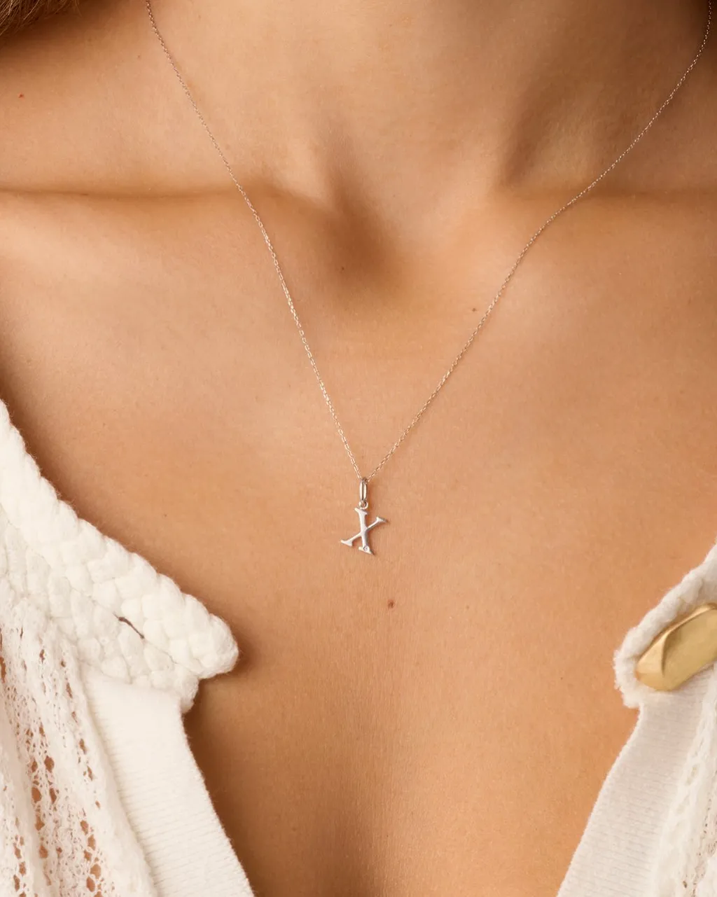 gorjana Diamond Vintage Alphabet Charm Necklace Best