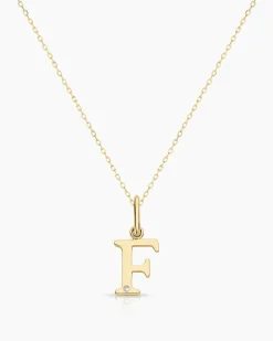 gorjana Diamond Vintage Alphabet Charm Necklace Best