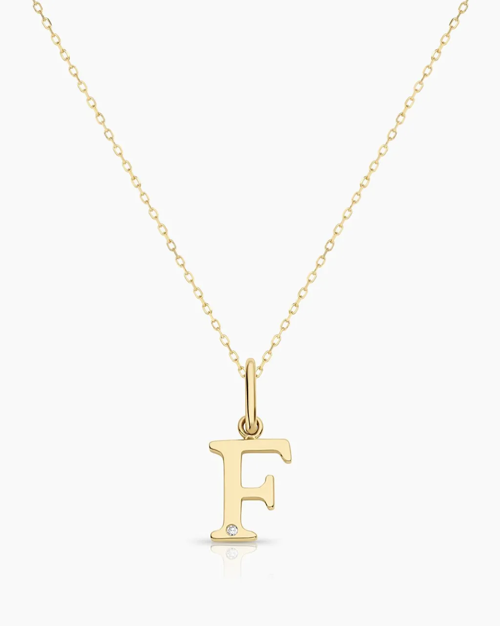gorjana Diamond Vintage Alphabet Charm Necklace Best