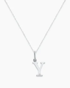 gorjana Diamond Vintage Alphabet Charm Necklace Best