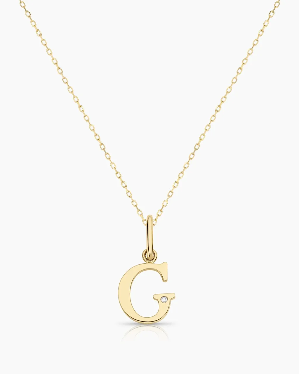 gorjana Diamond Vintage Alphabet Charm Necklace Best