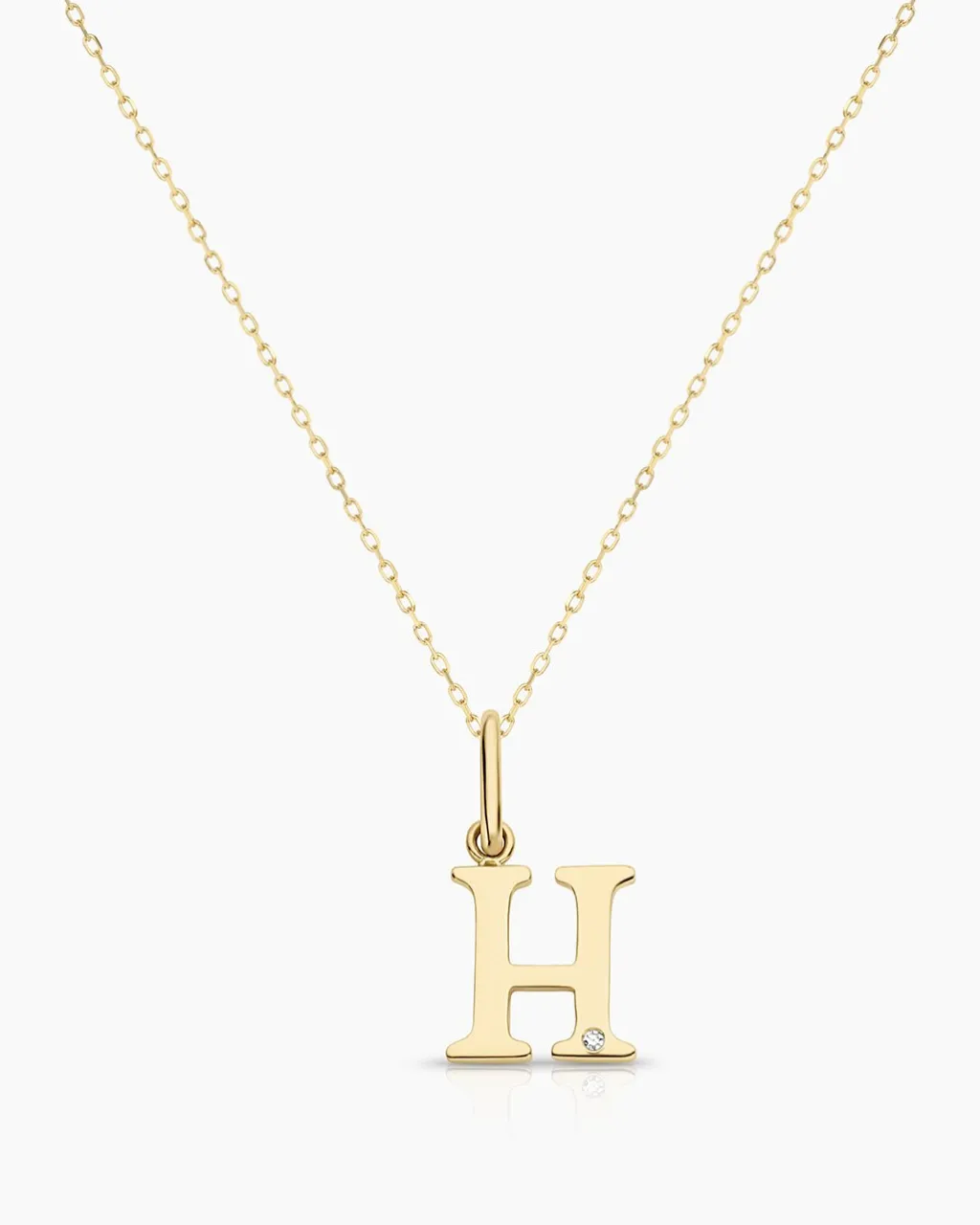 gorjana Diamond Vintage Alphabet Charm Necklace Best