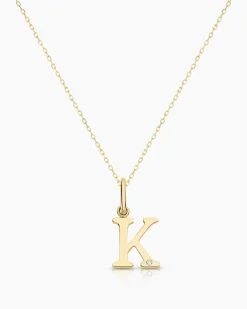 gorjana Diamond Vintage Alphabet Charm Necklace Best