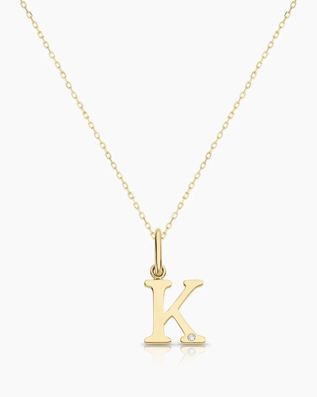 gorjana Diamond Vintage Alphabet Charm Necklace Best