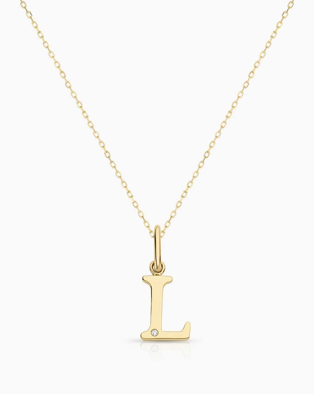 gorjana Diamond Vintage Alphabet Charm Necklace Best