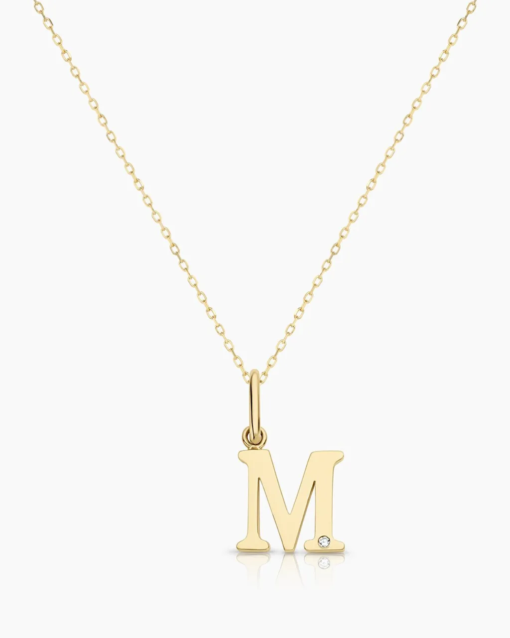 gorjana Diamond Vintage Alphabet Charm Necklace Best
