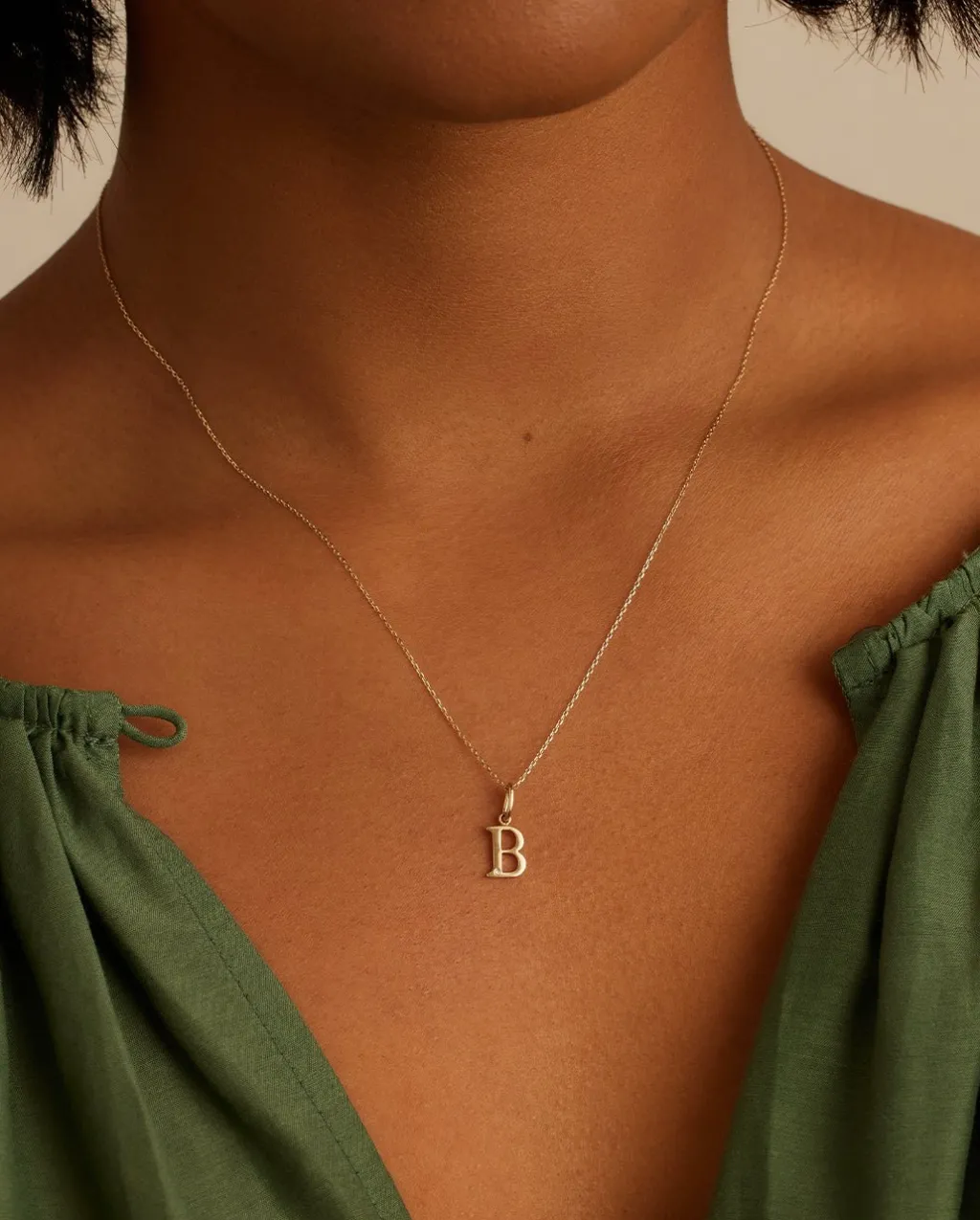 gorjana Diamond Vintage Alphabet Charm Necklace Best