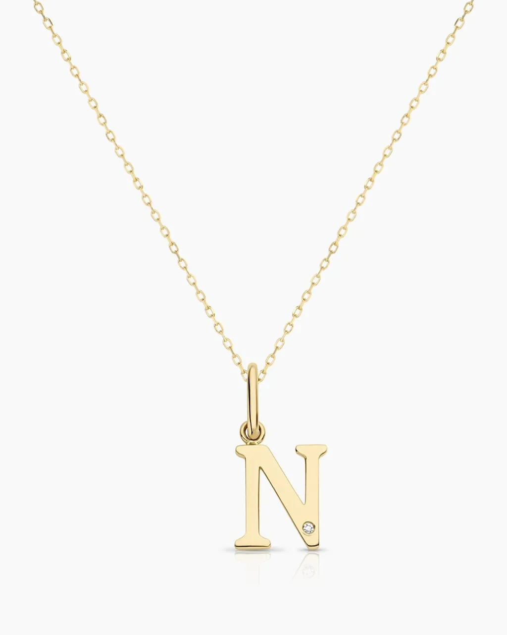 gorjana Diamond Vintage Alphabet Charm Necklace Best
