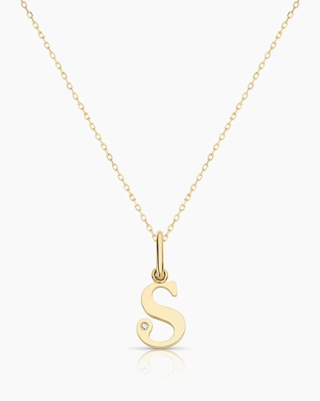 gorjana Diamond Vintage Alphabet Charm Necklace Best