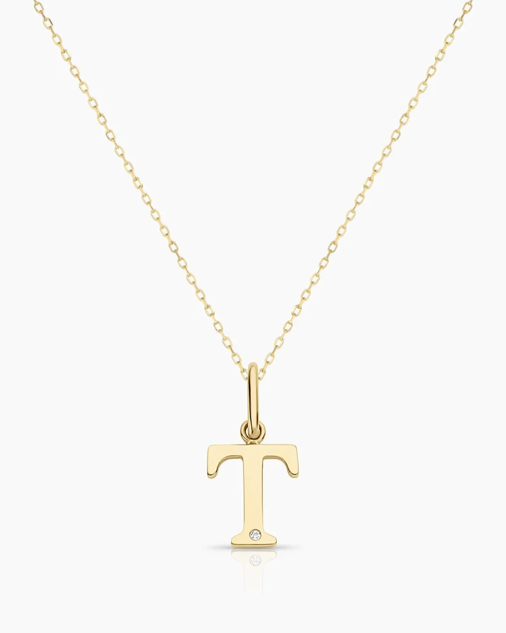 gorjana Diamond Vintage Alphabet Charm Necklace Best