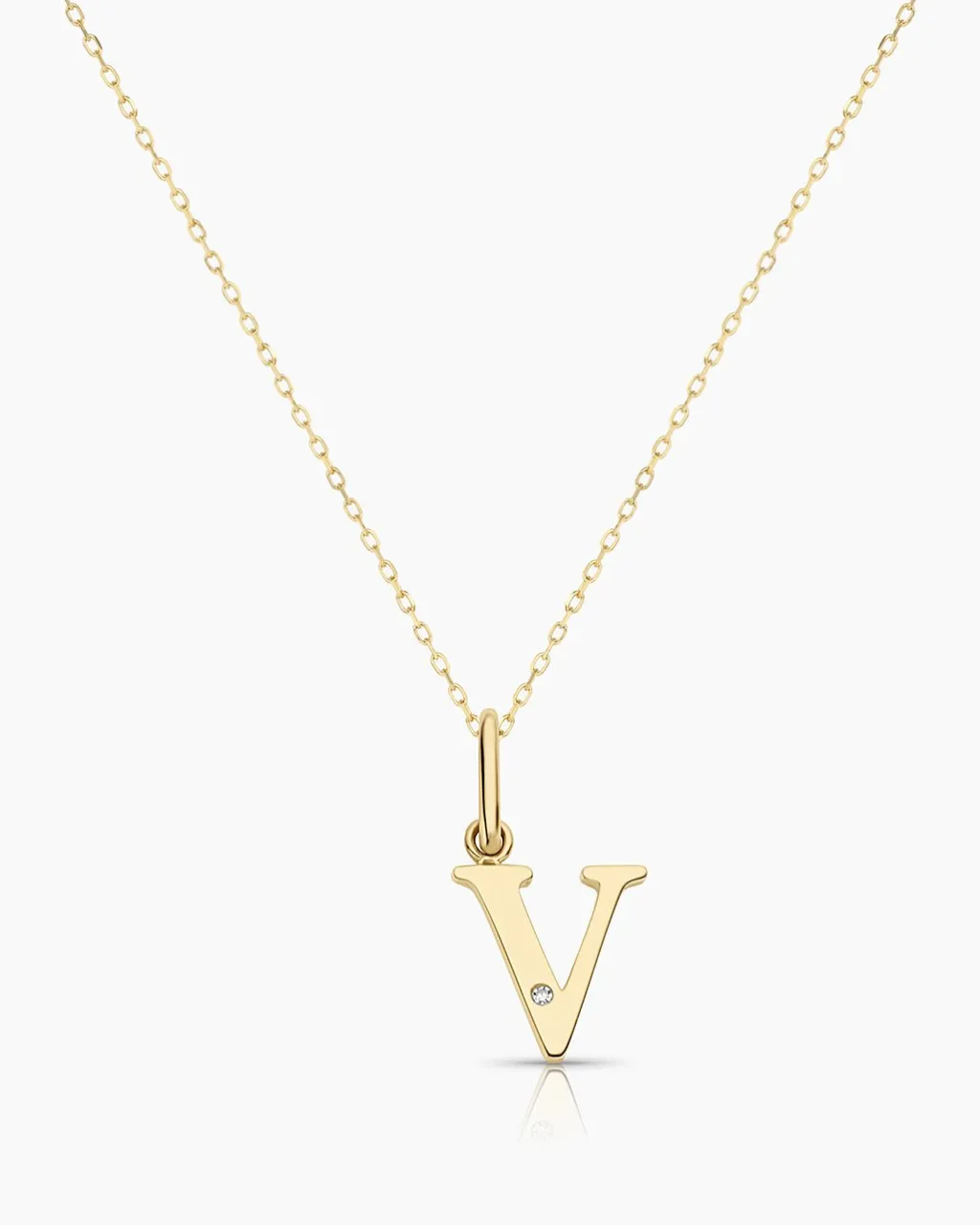 gorjana Diamond Vintage Alphabet Charm Necklace Best
