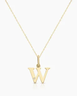 gorjana Diamond Vintage Alphabet Charm Necklace Best