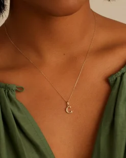 gorjana Diamond Vintage Alphabet Charm Necklace Best