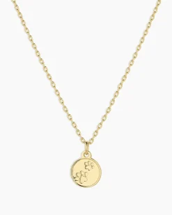 gorjana Double Paw Necklace 18k Gold Plated Sale