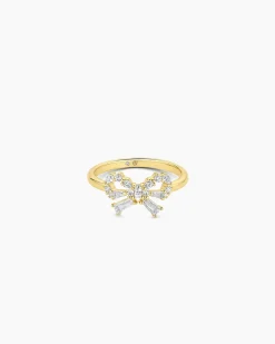 gorjana Fancy Bow Ring 18k Gold Plated Discount