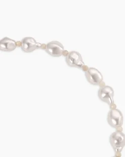 gorjana Gold Tulip Shell Charm Necklace 18k Gold Plated Discount