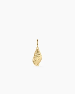 gorjana Gold Tulip Shell Parker Charm 18k Gold Plated Discount