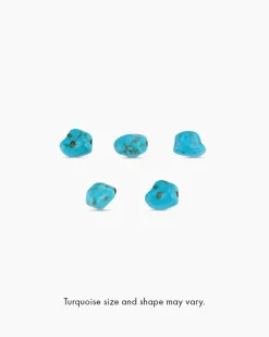 gorjana Harbor Turquoise Necklace 18k Gold Plated Hot