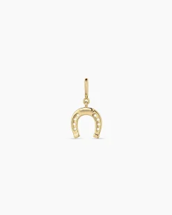 gorjana Horseshoe Parker Charm 18k Gold Plated Clearance