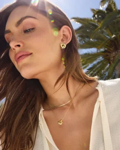 gorjana Infinity Knot Necklace 18k Gold Plated Clearance