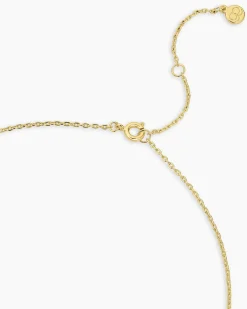 gorjana Infinity Knot Necklace 18k Gold Plated Clearance