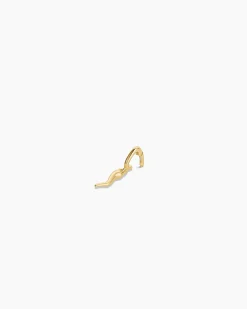 gorjana Italian Horn Parker Charm 18k Gold Plated Online