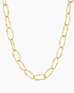 gorjana Jagger Necklace 18k Gold Plated Best
