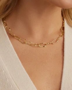 gorjana Jagger Necklace 18k Gold Plated Best