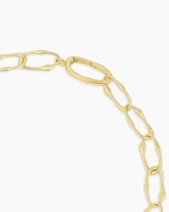 gorjana Jagger Necklace 18k Gold Plated Best