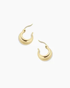 gorjana 14k Gold Banks Huggies 14k Solid Gold Sale